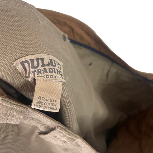 Duluth Trading Co. Men's Size 42 X 30  UPF 50 Tan Firehose Cargo Pants - Picture 7 of 9